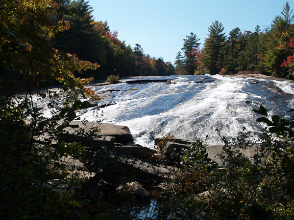 Bridal Veil Falls in Dupont Forest near Brevard NC. 