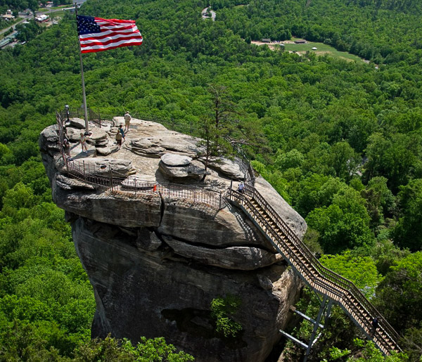 Top of Chimney Rock, NC. 