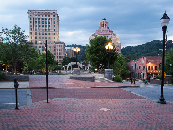 Downtown Ashevile, NC. 