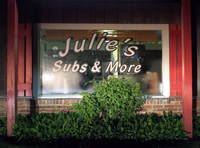 Fun things to do in Brevard NC : Julie's Subs and More in Brevard, NC. 