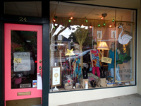 Fun things to do in Brevard NC : The Pink Flamingo Boutique in Brevard, NC. itemprop=